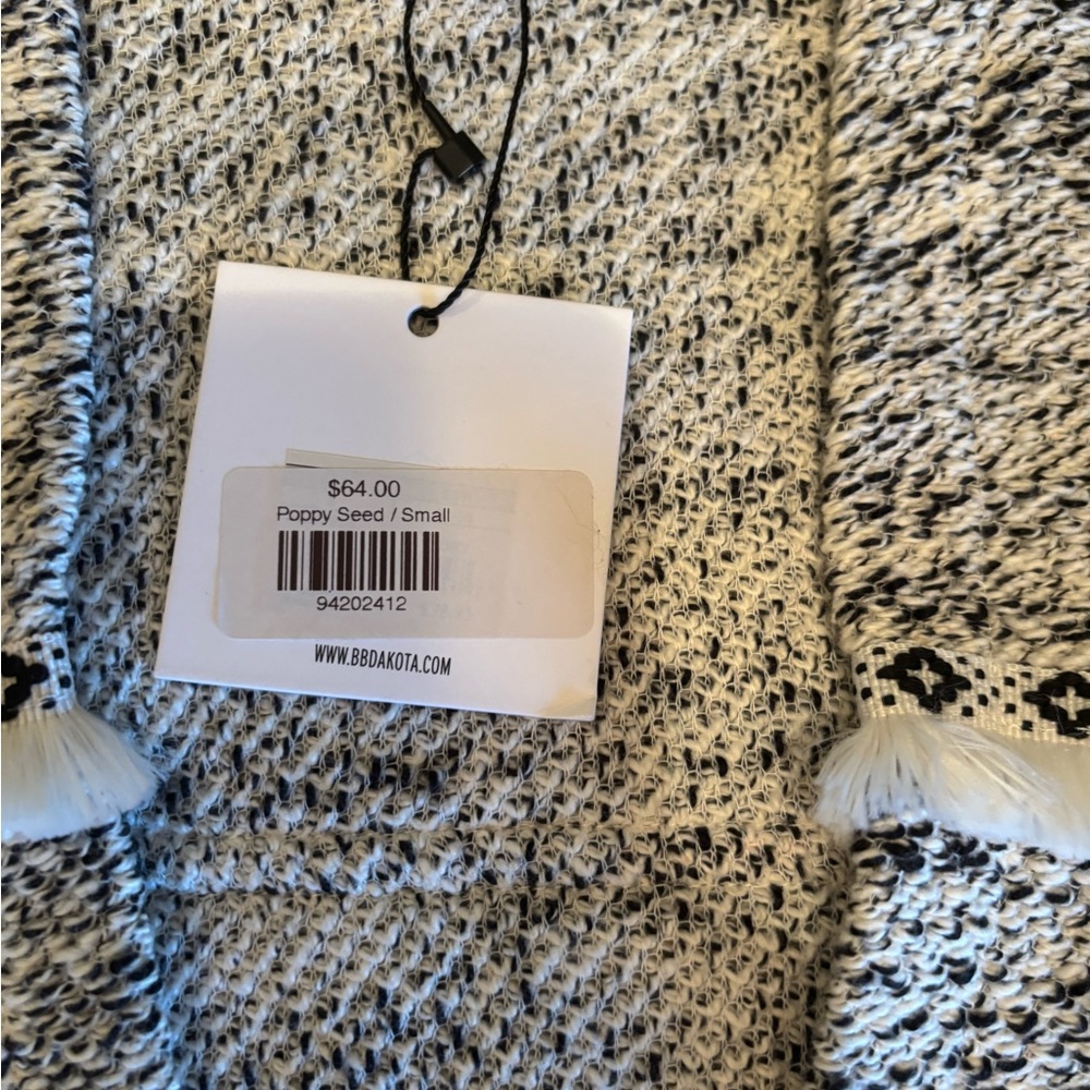 Jack by BB Dakota Black and White Knit Cardigan Size S *NWT* - Picture 8 of 9